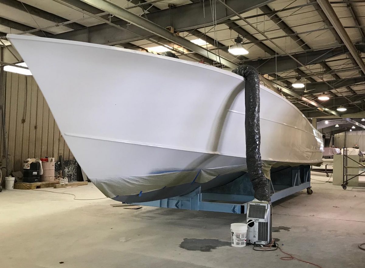 Production Update: 46’ Release Boatworks “Showtime” | Release Boatworks